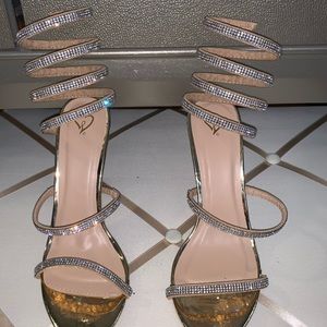 Windsor Sparkle wrap heels